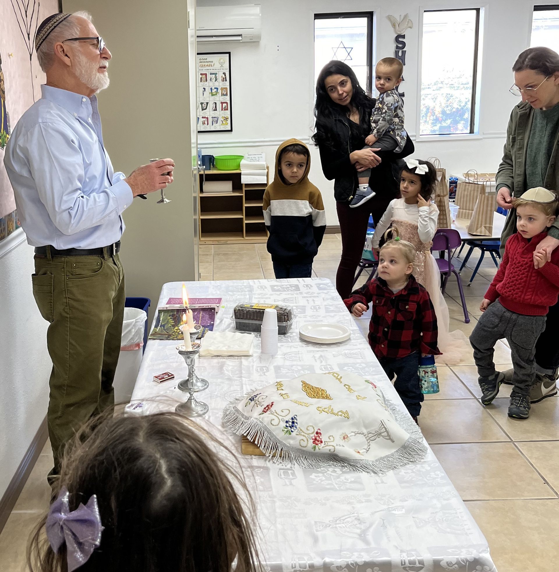 Mishpachah Shabbat — Kiddush prayer